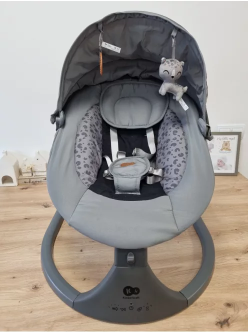 Kinderkraft LUMI 2 12 dallam, 5 fokozat ringatás, időzítős pihenőszék- Outlet termék