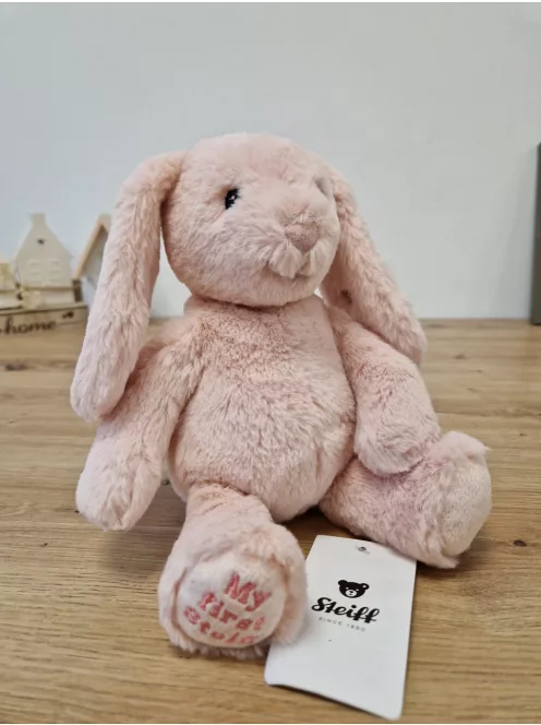 Steiff plüss nyuszi-rózsaszín, OUTLET termék
