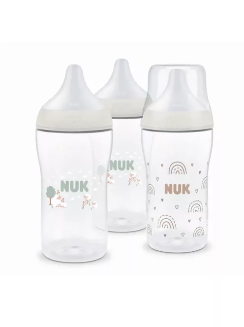 Nuk Perfect Match 3x260 ml-es Anti Colic cumisüveg szett 3+hó, OUTLET termék
