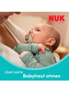   Nuk Perfect Match Air 2db-os szilikon cumi szett 0-6hó-Micimackó, OUTLET termék