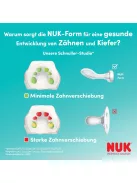 Nuk Perfect Match Air 2db-os szilikon cumi szett 0-6hó-Micimackó, OUTLET termék
