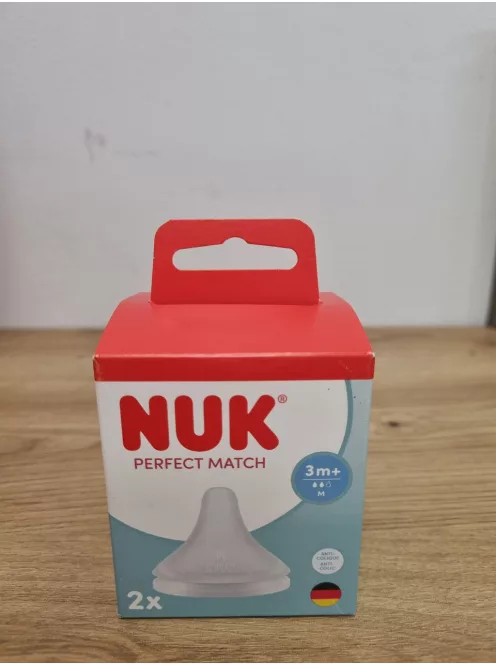 Nuk Perfect Match 2 db szilikon etetőcumi 3+hó, OUTLET termék