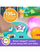 Fisher Price 4 az 1-ben Aktivitásasztal és festőállvány oktató zenével, 6+ hó, OUTLET termék