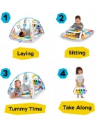  Baby Einstein készségfejlesztő 4:1 játszószőnyeg zenével 0+ OUTLET termék