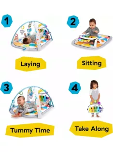    Baby Einstein készségfejlesztő 4:1 játszószőnyeg zenével 0+ OUTLET termék