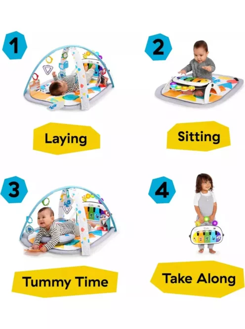  Baby Einstein készségfejlesztő 4:1 játszószőnyeg zenével 0+ OUTLET termék