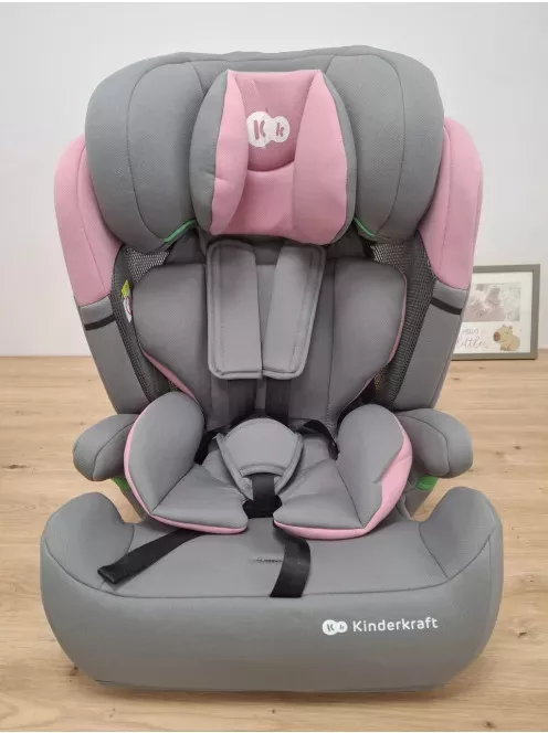 Kinderkraft Comfort Up I-Size 76-150cm gyerekülés-pink. OUTLET termék