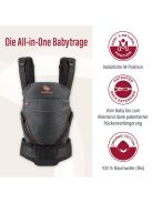 manduca XT babahordozó - All-In-One babahordozó 3,5 kg-tól újszülötteknek és 20 kg-ig terjedő kisgyermekeknek - Ergonomikus hordozó állítható híddal - Egy méret mindenkinek, denimblack-toffee