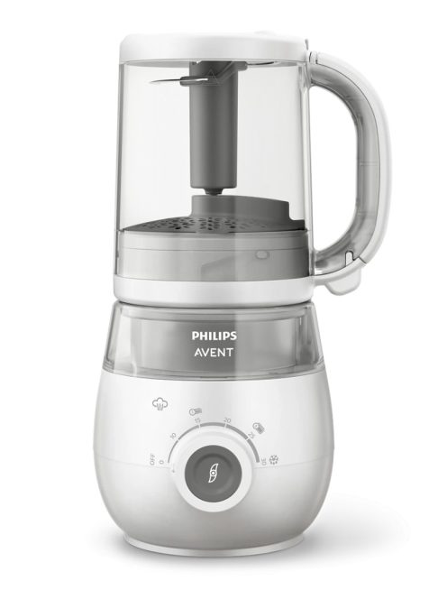 Philips Avent Premium 4 az 1-ben pároló- és turmixgép SCF883/01R1 Párolás, turmixolás, fagyasztás és melegítés