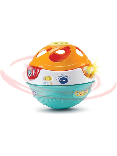 VTech Baby 3 az 1-ben Magic Music Ball - interaktív babajáték, amely önállóan mozog és zenél - 9-36 hónapos gyerekeknek