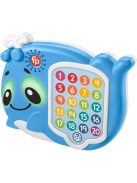 Fisher-Price HJR75 BlinkiLinkis kvíz bálna, interaktív oktatójáték zenével, fényekkel, dallamokkal és kifejezésekkel, babajáték 18 hónapos kortól. Német nyelvű!!