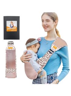   GUBBY GUPS® ergonómikus, praktikus babahordozó V1.0 gyorsbetétekhez - Újszülött hordozószíj kisgyermeknek 15 kg-ig, csípőüléses babahordozó rendszer