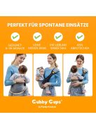 GUBBY GUPS® ergonómikus, praktikus babahordozó V1.0 gyorsbetétekhez - Újszülött hordozószíj kisgyermeknek 15 kg-ig, csípőüléses babahordozó rendszer