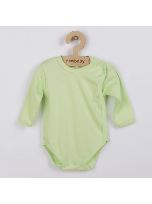 Csecsemő teljes hosszba patentos body New Baby Classic zöld