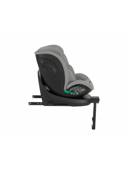 Kikkaboo gyerekülés i-Twist i-Size Isofix 40-150 cm világosszürke