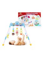 Gyerek zenélő fejlesztő babatornáztató állvány Baby Mix De Lux Baby Mix blue