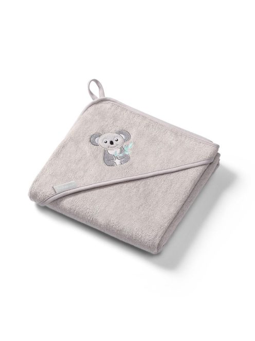 BabyOno fürdõlepedõ kapucnis bambusz 100x100cm szürke koala 346/06