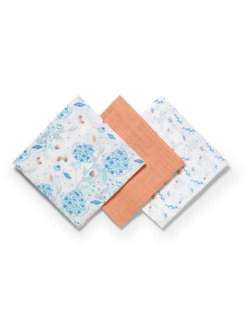 BabyOno textilpelenka színes 3db zöld 348/12