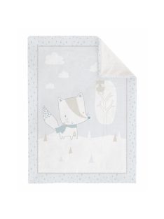   Kikkaboo kétoldalas polár/sherpa takaró , 80×110 cm-kisróka