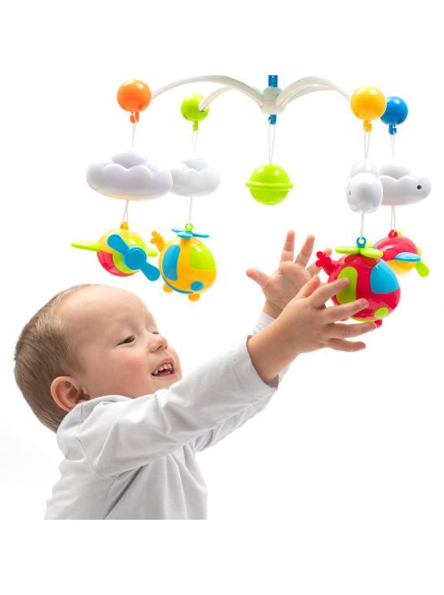 Baby Mix zenélõ-forgó projektoros távirányítóval Repülõ és helikopter