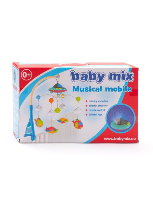 Baby Mix zenélõ-forgó projektoros távirányítóval Repülõ és helikopter