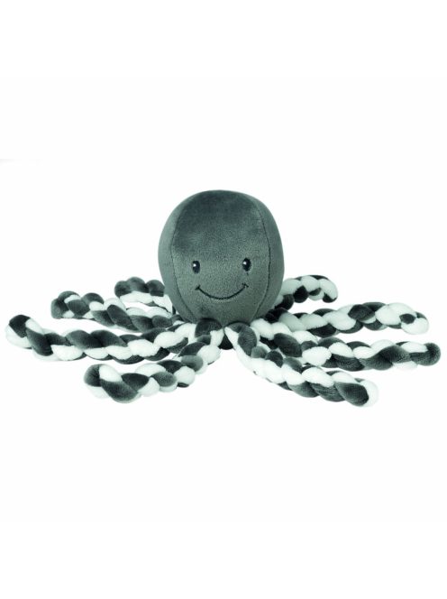 Nattou játék plüss 23cm Lapidou - Octopus Antracit