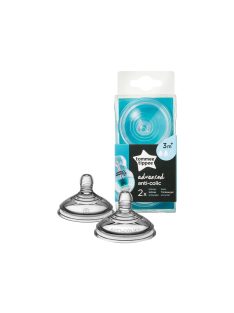   Tommee Tippee cumisüveg cumi Advanced anti colic 2 db közepes folyású