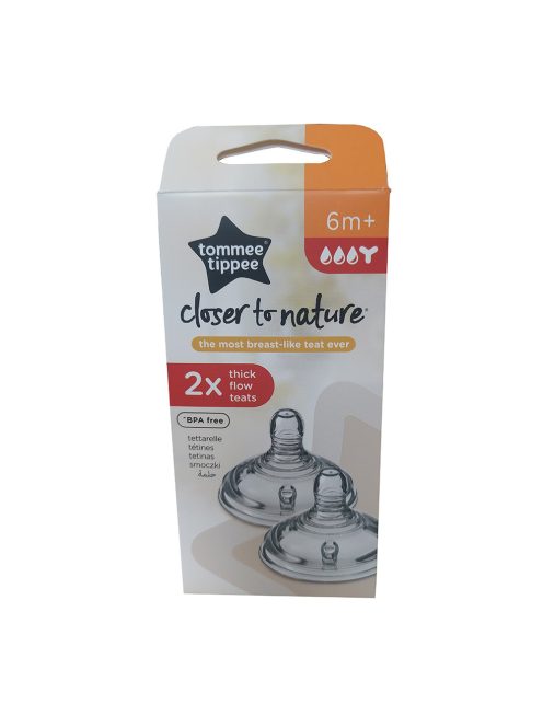 Tommee Tippee cumisüveg cumi CTN 2 db sûrû ételekhez