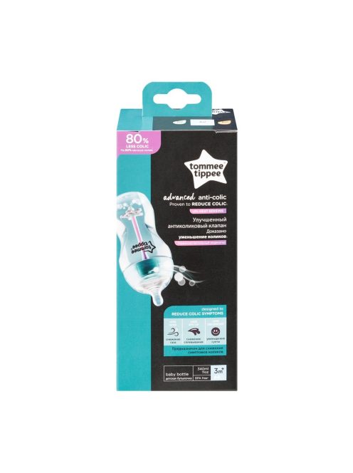Tommee Tippee Advanced Anti-colic cumisüveg 340ml türkiz