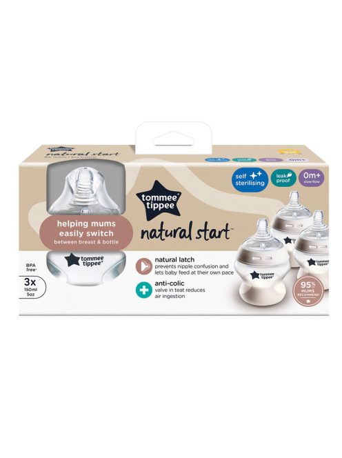 Tommee Tippee cumisüveg Natural Start 3x150 ml