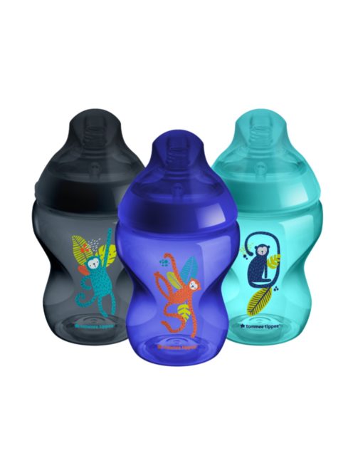 Tommee Tippee cumisüveg - CTN Midnight Jungle 3 db 260 ml kék