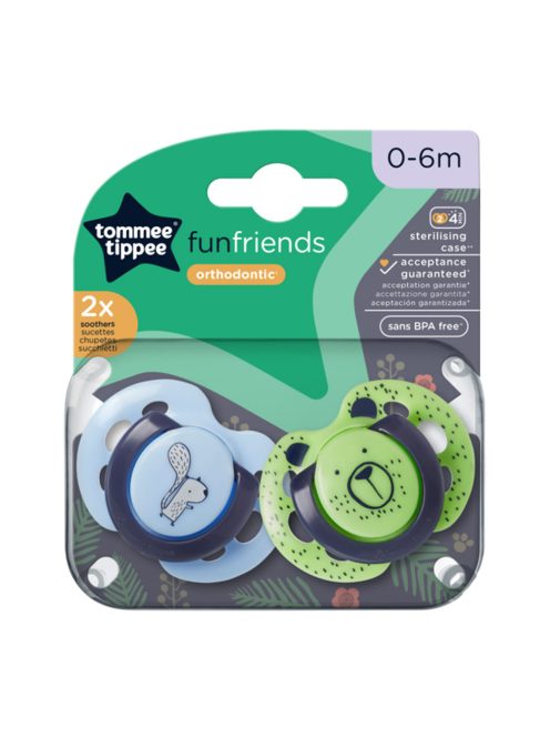 Tommee Tippee játszócumi CTN Fun 2 db 0-6 hó