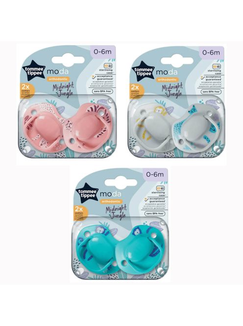 Tommee Tippee játszócumi Moda 2db 0-6hó