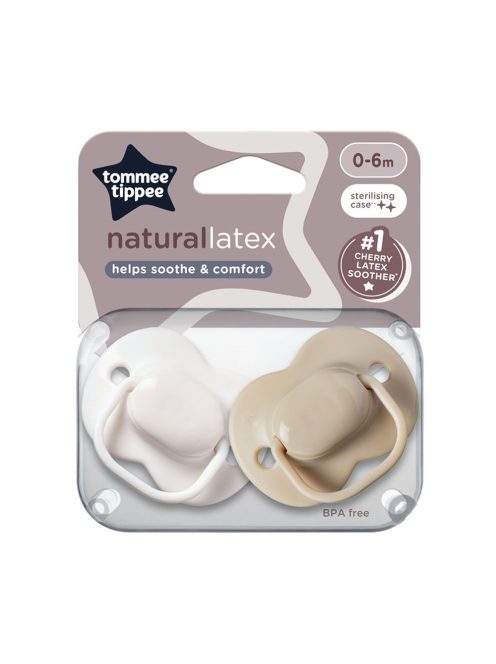 Tommee Tippee játszócumi Cherry latex 2 db 0-6hó