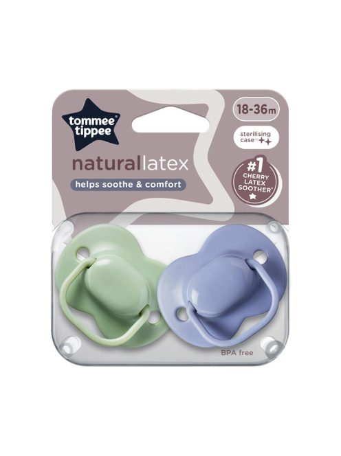 Tommee Tippee játszócumi Cherry latex 2 db 18-36hó