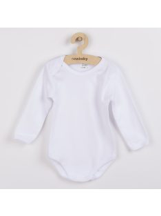 Luxus baba hosszú ujjú body New Baby - fehér