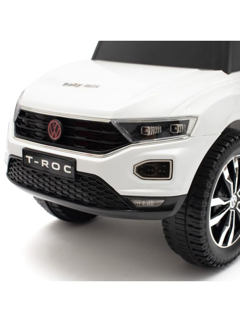 Bébitaxi tolókarral  Baby Mix VOLKSWAGEN T-ROC fehér