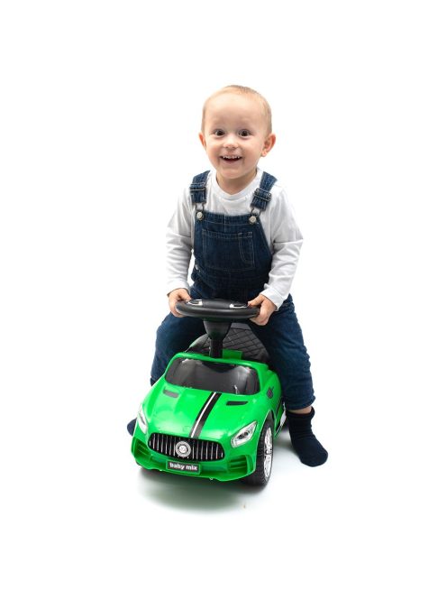 Zenélő bébitaxi Baby Mix RACER zöld