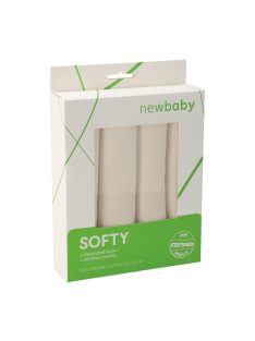 Organikus textilpelenka New Baby Softy 70 x 70 cm 4 db