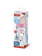 NUK FC+Temperature Control cumisüveg 300 ml BOX-Flow Control szívófej pink