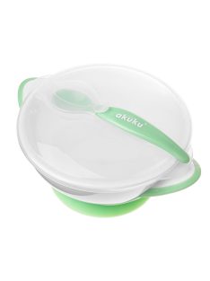 Tál és kanál Akuku 300 ml zöld