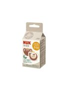 NUK For Nature latex cumi 0–6 h 2 db piros