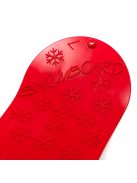 Gyermek hócsúszka Baby Mix SNOWBOARD 72 cm piros