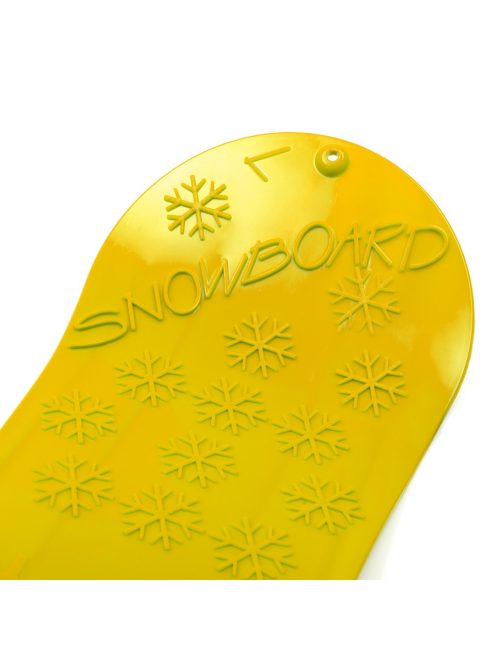 Gyermek hócsúszka Baby Mix SNOWBOARD 72 cm sárga