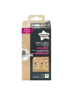 Tommee Tippee átlátszó cumisüveg 260 ml