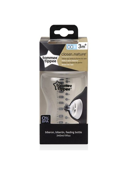 Tommee Tippee átlátszó cumisüveg 340 ml