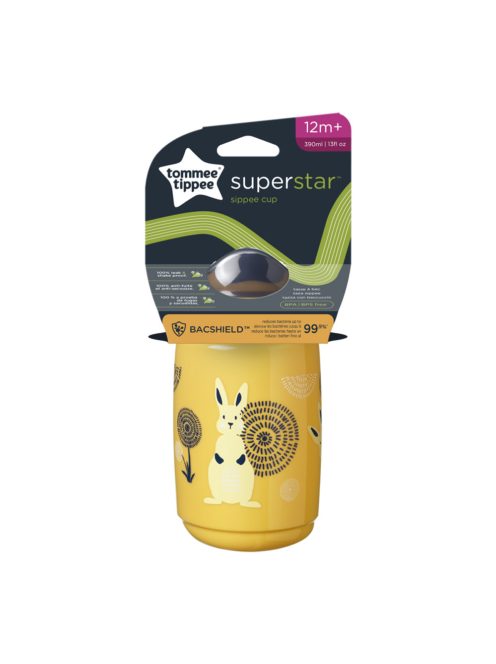 Tommee Tippee itatópohár-Superstar Sippee Cup csőrös 390 ml, mustársárga
