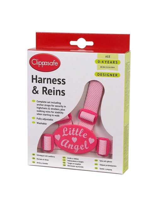 Clippasafe Ülésrögzítő és kantár-rózsaszín