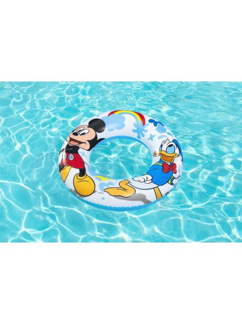 Gyermek felfújható úszógumi Bestway Mickey és barátai 56 cm