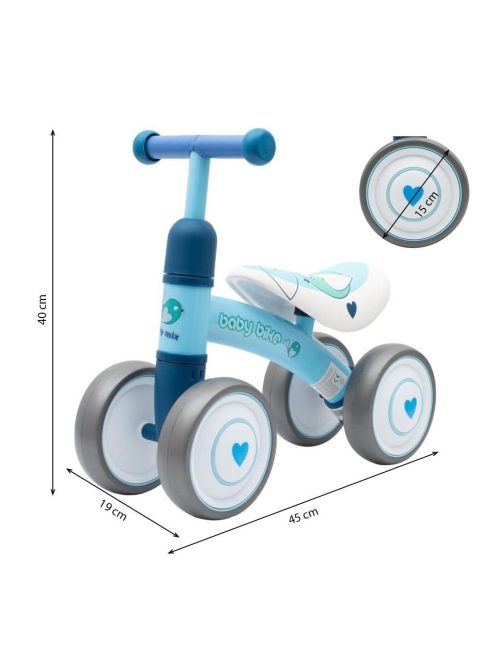 Gyerek futóbicikli Baby Mix Baby Bike Fruit green